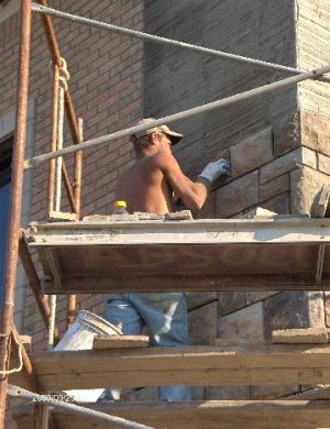 Rosie-O-Gradys_Building-Addition-Face-Brick-And-Stone-Veneer-Installation-Part2-RosO1-101-Picture-2