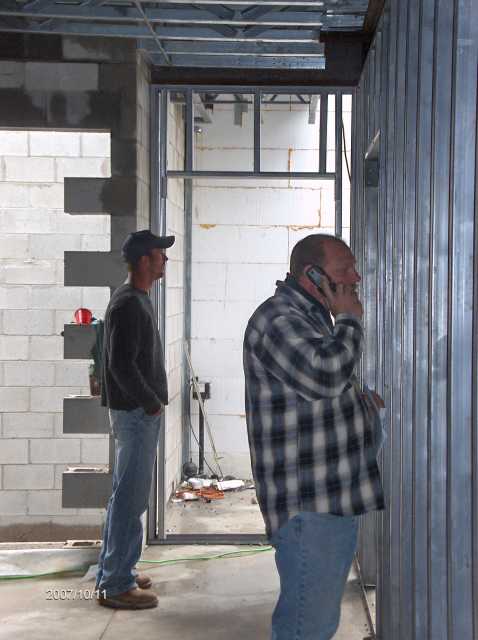 Angelicas-Place-Assisted-Living-in-Romeo-Michigan_Metal-Studs-in-Basement-Picture-1