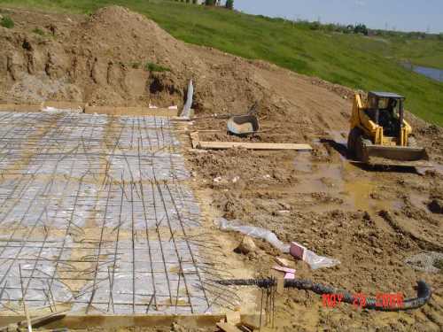 new-home-project -- concrete placement readiness for basement slab -- picture 3