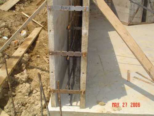 new-home-project -- concrete placement readiness for basement walls  -- picture 2
