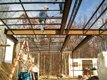 Second-Floor-Steel-And-Open-Web-Joists-New-ICF-House-In-Ann-Arbor-Michigan-EneE1-AttM1-101-Picture-1