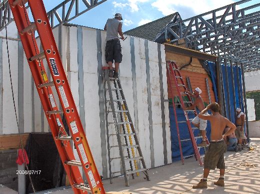 Rosie-O-Gradys_Completing-Installation-Of-Second-Floor-Load-Bearing-Walls-And-Roof-Joists-RosO1-101-Picture-2