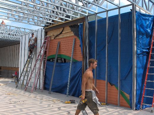 Rosie-O-Gradys_Completing-Installation-Of-Second-Floor-Load-Bearing-Walls-And-Roof-Joists-RosO1-101-Picture-1