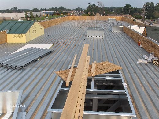 Rosie-O-Gradys_Prep-Work-For-Installation-Of-Roof-Top-Units-RosO1-101-Picture-1